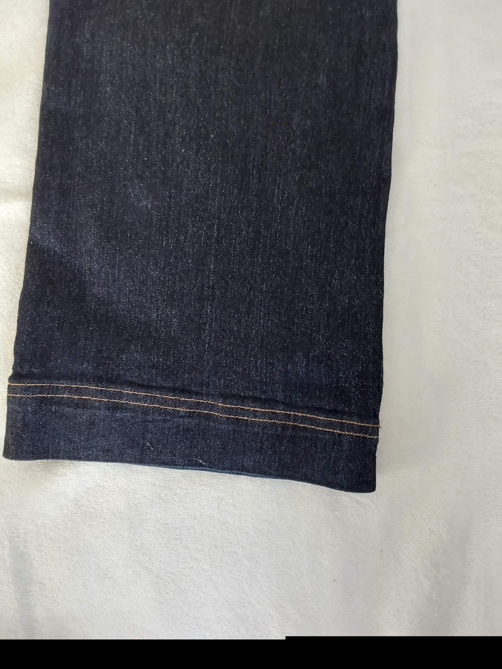 Rachel Zoe Dark Blue Ankle Crop Jeans with Gold Buttons - Picture 4 of 4